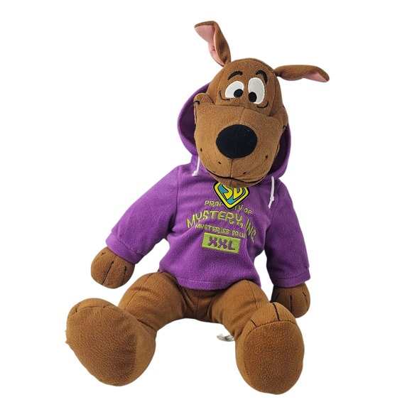 Scooby-Doo Plush Doll Purple Hoodie Property Mystery Inc. XXL Kids Toy - Picture 1 of 16